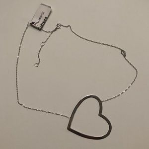 Large Heart Necklace NWT